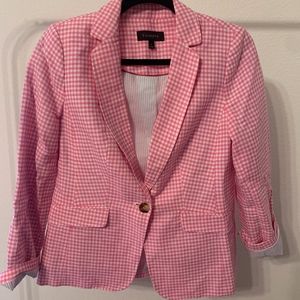 TALBOT PINK GINGHAM BLAZER